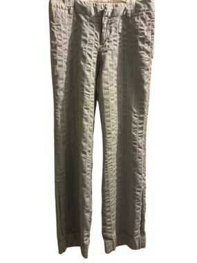 Women’s Light Gray Pinstriped Pants